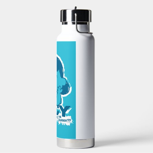 Peanuts | Lucy Wie zegt dat ik Crabby ben? Waterfles (Links)