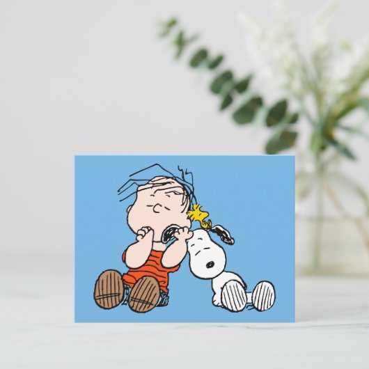 Peanuts | Lucy & Woodstock Briefkaart (Staand voorkant)