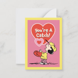 Peanuts   Lucy You're A Catch! Notitiekaartje