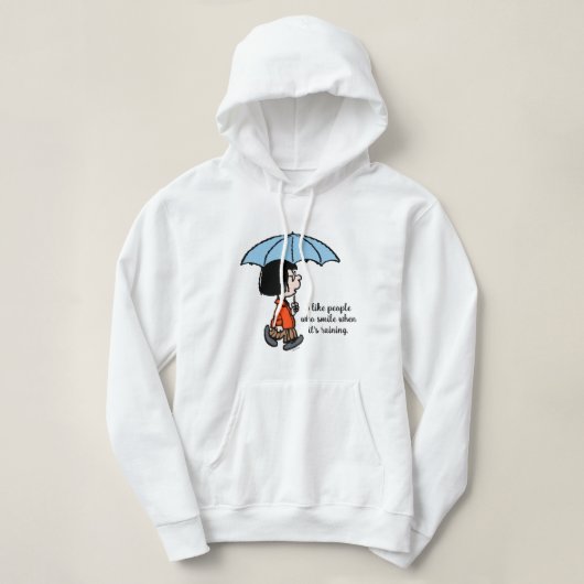Peanuts | Marcie Onder de paraplu Hoodie (Design voorkant)