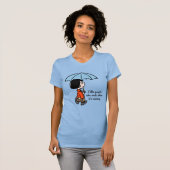 Peanuts | Marcie Onder de paraplu T-shirt (Voorkant volledig)