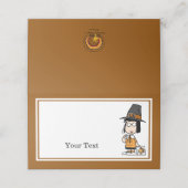 Peanuts | Marcie Thanksgiving Diner Plaatskaartje (Buitenkant ongevouwen)