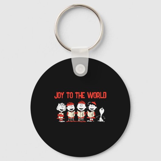 Peanuts Merry Christmas Holiday Choir _1 Sleutelhanger (Voorkant)