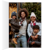 Peanuts Merry Kerstmis | Foto en naam toevoegen (Binnen (Rechts))