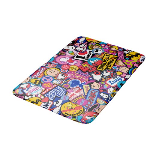 Peanuts | Mixtape-patchpatroon Badmat (Gekanteld)