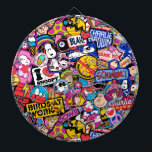 Peanuts | Mixtape-patchpatroon Dartbord<br><div class="desc">Bekijk dit leuke ontwerp met The Peanuts Gang in leuke patches.</div>