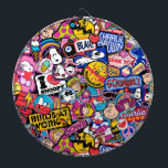 Peanuts | Mixtape-patchpatroon Dartbord<br><div class="desc">Bekijk dit leuke ontwerp met The Peanuts Gang in leuke patches.</div>