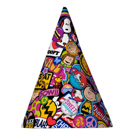 Peanuts | Mixtape-patchpatroon Feesthoedjes (Rechts)