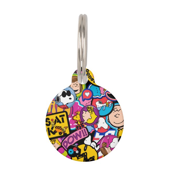 Peanuts | Mixtape-patchpatroon Huisdierpenning (Voorkant)