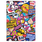 Peanuts | Mixtape-patchpatroon Klembord (Achterkant)