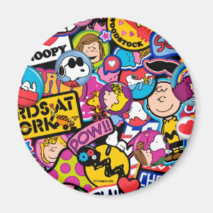 Peanuts   Mixtape-patchpatroon Magneet