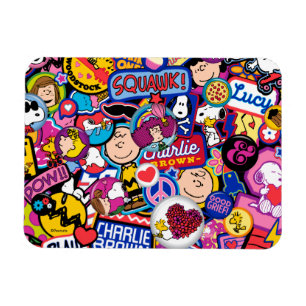 Peanuts   Mixtape-patchpatroon Magneet