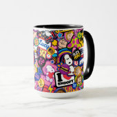 Peanuts | Mixtape-patchpatroon Mok (Voorkant rechts)