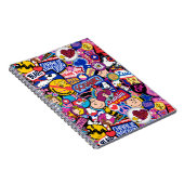 Peanuts | Mixtape-patchpatroon Notitieboek (Rechterzijde)