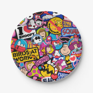 Peanuts   Mixtape-patchpatroon Papieren Bordje