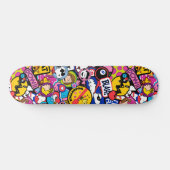 Peanuts | Mixtape-patchpatroon Persoonlijk Skateboard (Horizontaal)