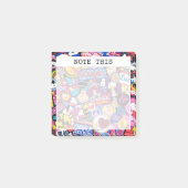 Peanuts | Mixtape-patchpatroon Post-it® Notes (Voorkant)