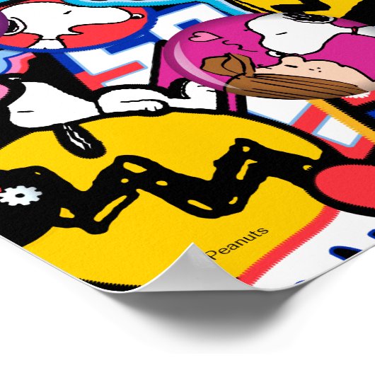 Peanuts | Mixtape-patchpatroon Poster (Hoek)