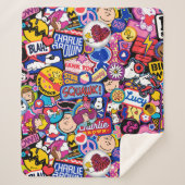 Peanuts | Mixtape-patchpatroon Sherpa Deken (Voorkant)
