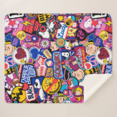 Peanuts | Mixtape-patchpatroon Sherpa Deken (Voorkant (horizontaal))