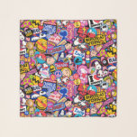 Peanuts | Mixtape-patchpatroon Sjaal<br><div class="desc">Bekijk dit leuke ontwerp met The Peanuts Gang in leuke patches.</div>