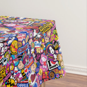 Peanuts Mixtape-patchpatroon Tafelkleed