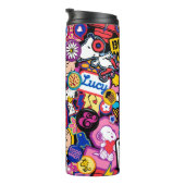 Peanuts | Mixtape-patchpatroon Thermosbeker (Geroteerd rechts)