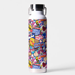 Peanuts   Mixtape-patchpatroon Waterfles