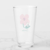 Peanuts | Natuur illustreren | Jouw namen toevoege Glas (Achterkant)