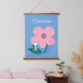 Peanuts | Natuur illustreren | Jouw namen toevoege Hangend Wandkleed (Slaapkamer)