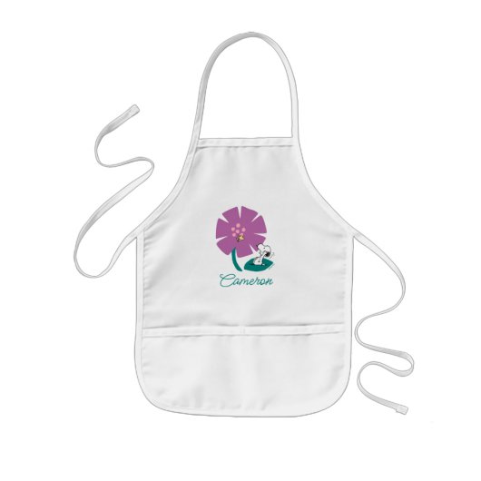 Peanuts | Natuur illustreren | Jouw namen toevoege Kinder Schort (Voorkant)