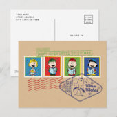 Peanuts | Niet openen tot Kerstmis Feestdagenkaart (Voorkant / Achterkant)