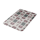 Peanuts | Ouderwets slee ritten patroon Badmat (Gekanteld)