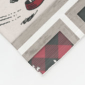 Peanuts | Ouderwets slee ritten patroon Fleece Deken (Hoek)