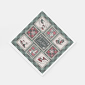 Peanuts | Ouderwets slee ritten patroon Servet (Hoek)