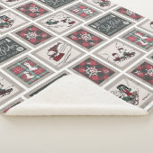 Peanuts | Ouderwets slee ritten patroon Sherpa Deken (3/4)