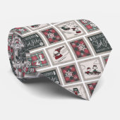 Peanuts | Ouderwets slee ritten patroon Stropdas (Opgerold)