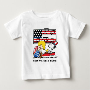 Peanuts Patriottische Schroeder, Woodstock & Sno