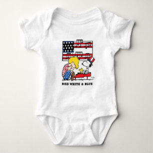 Peanuts Patriottische Schroeder, Woodstock & Sno Romper