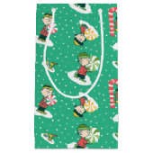 Peanuts Pepermint Dreams Sneeuwvlok Patroon Klein Cadeauzakje (Voorkant)