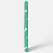 Peanuts Pepermint Dreams Sneeuwvlok Patroon Samsung Galaxy Hoesje (Linkerkant)