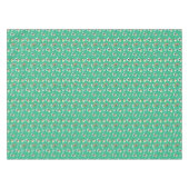 Peanuts Pepermint Dreams Sneeuwvlok Patroon Tafelkleed (Voorkant (Horizontaal))