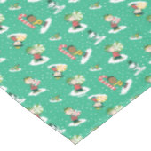 Peanuts Pepermint Dreams Sneeuwvlok Patroon Tafelkleed (Gekanteld)