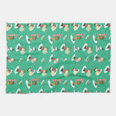 Peanuts Pepermint Dreams Sneeuwvlok Patroon Theedoek (Horizontaal)