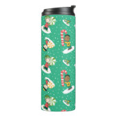 Peanuts Pepermint Dreams Sneeuwvlok Patroon Thermosbeker (Gedraaid links)