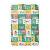 Peanuts Pepermint Dreams | vakantiepatroon Badmat (Voorkant Verticaal)