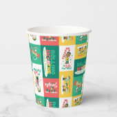 Peanuts Pepermint Dreams | vakantiepatroon Papieren Bekers (Achterkant)