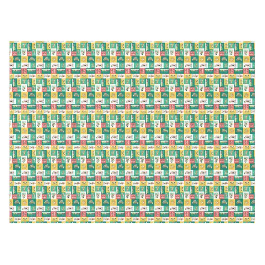 Peanuts Pepermint Dreams | vakantiepatroon Tafelkleed (Voorkant (Horizontaal))