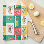 Peanuts Pepermint Dreams | vakantiepatroon Theedoek (Quarter Fold)