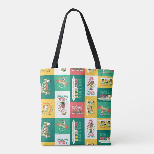Peanuts Pepermint Dreams | vakantiepatroon Tote Bag (Achterkant)
